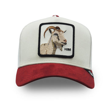 Goorin Trucker Cap The Goat - Him- Beige Rot