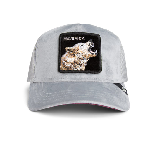 Goorin Cap Maverick- Velour Wolf-GLOSS-Gray