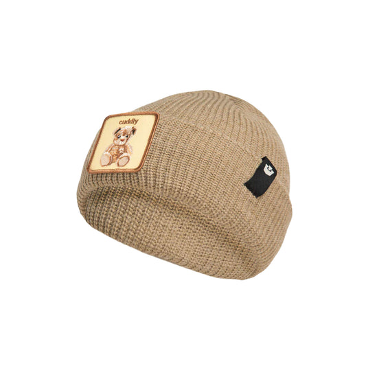 Goorin Children's The Cuddly Beanie Mini Biscuit Taupe